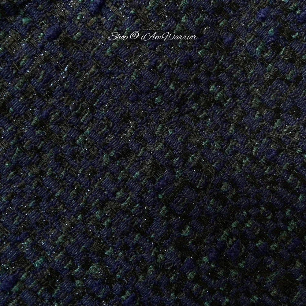J.Crew Collection Rare Navy Crystal-Embellished Tweed Dress *shop@iAmWarrior